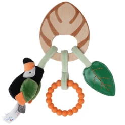 Little Big Friends Hochet en Bois - Jungle