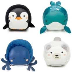 Little Big Friends Set de 4 Balles Doudou Les Dooballs - Océan