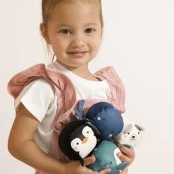Little Big Friends Set de 4 Balles Doudou Les Dooballs - Océan