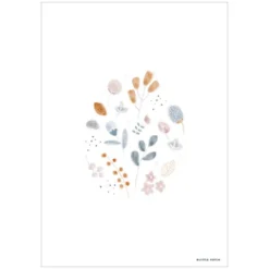 Little Dutch Affiche Réversible Spring Flowers - 42 x 32 cm