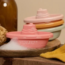 Little Dutch Bateaux de Bain à Empiler - Rose