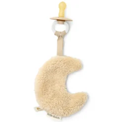 Little Dutch Doudou Attache Sucette Lune Pure - Soft Beige