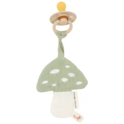 Little Dutch Doudou Attache Sucette Champignon Forest Friends - Vert