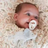 Little Dutch Doudou Attache Sucette Eléphant Safari Friends - Gris