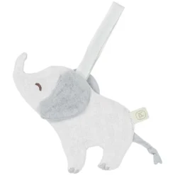 Little Dutch Doudou Attache Sucette Eléphant Safari Friends - Gris