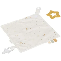 Little Dutch Doudou avec Jouet de Dentition - Newborn Naturals