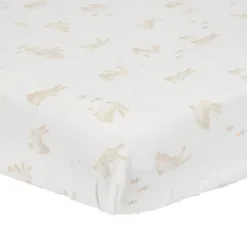Little Dutch Drap Housse Newborn Naturals Baby Bunny - 60 x 120 cm