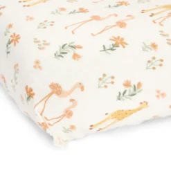 Little Dutch Drap Housse Safari Friends Blooming Safari - 60 x 120 cm