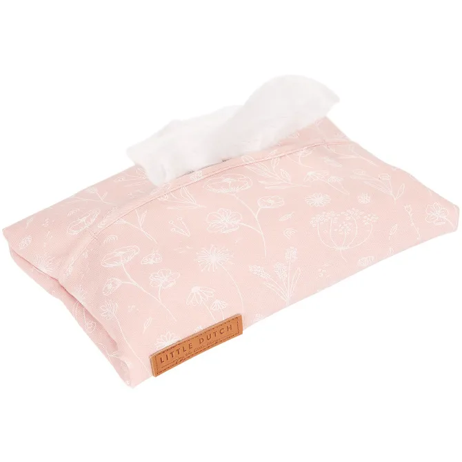 Little Dutch Housse pour Lingettes Wild Flowers - Pink