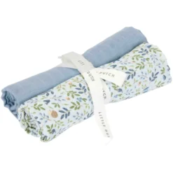 Little Dutch Lot de 2 Langes Forest Friends - Forest Adventure & Denim Blue
