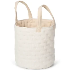 Little Dutch Panier de Rangement Réversible Pure - Soft Beige