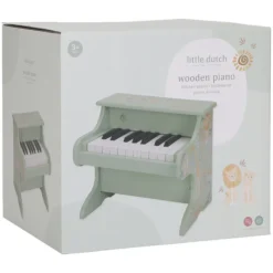 Little Dutch Piano en Bois Safari Friends - Vert