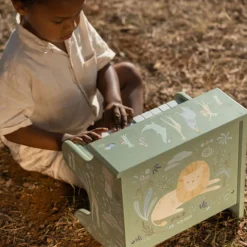 Little Dutch Piano en Bois Safari Friends - Vert