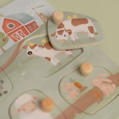 Little Dutch Puzzle Sonore en Bois Little Farm