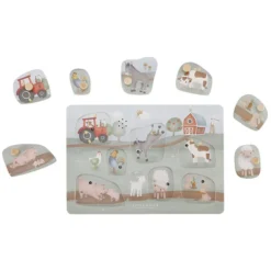 Little Dutch Puzzle Sonore en Bois Little Farm