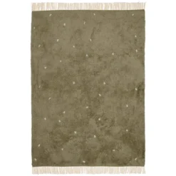 Little Dutch Tapis Pure Dot Olive - 120 x 170 cm