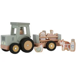 Little Dutch Tracteur avec Remorque Little Farm