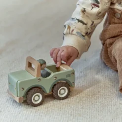 Little Dutch Voiture de Safari avec Figurine Safari Friends