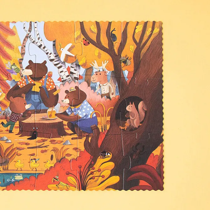 Londji Puzzle d'Observation - La Forêt de l'Ours