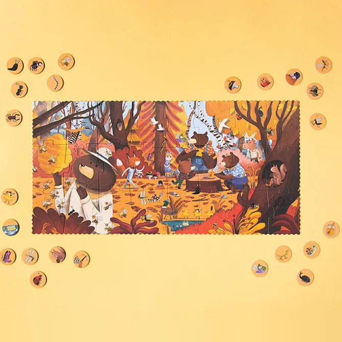Londji Puzzle d'Observation - La Forêt de l'Ours