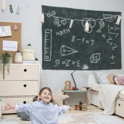 Lorena Canals Tapis Lavable I Love Math - 140 x 200 cm