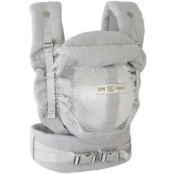 Love Radius Porte-bébé PhysioCarrier 2 Gaze de Coton - Grey