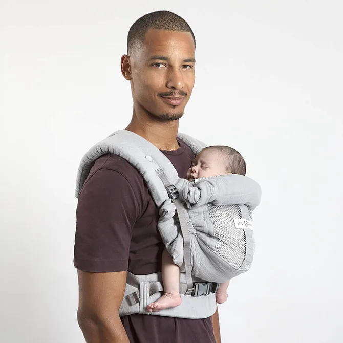 Love Radius Porte-bébé PhysioCarrier 2 Gaze de Coton - Grey