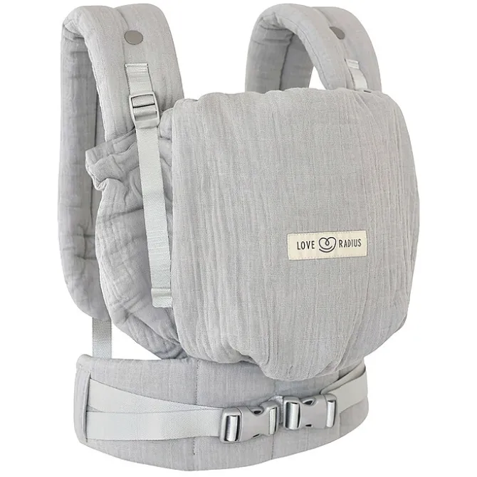 Love Radius Porte-bébé PhysioCarrier 2 Gaze de Coton - Grey