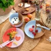 LÄSSIG Assiette en Silicone Happy Rascals - Smile