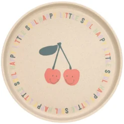 LÄSSIG Assiette Happy Fruits - Cerise