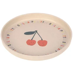 LÄSSIG Assiette Happy Fruits - Cerise