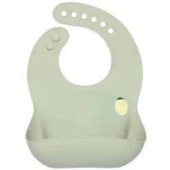 LÄSSIG Bavoir en Silicone Happy Fruits - Citron