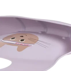 LÄSSIG Bavoir en Silicone Tiny Team - Chat