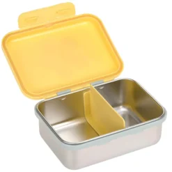 LÄSSIG Boîte à Goûter Inox Happy Trails - Fleur