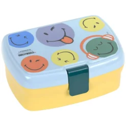 LÄSSIG Boîte à Goûter Smileyworld® - Bleu
