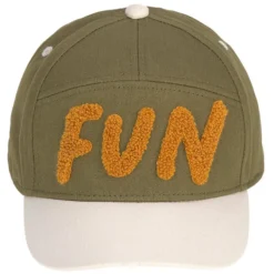 LÄSSIG Casquette Visière Courbée Little Gang Fun Sable et Olive - 1/2 Ans