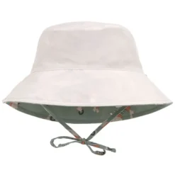 LÄSSIG Chapeau Anti-UV Réversible Scooter Chien Vert - 3/6 Mois