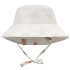 LÄSSIG Chapeau Anti-UV Réversible Ice Cream Chien Sel Marin - 7/12 Mois