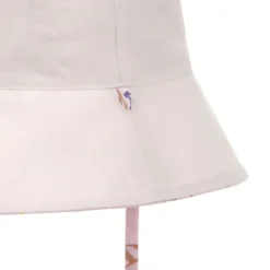 LÄSSIG Chapeau Anti-UV Réversible Ice Cream Rose Pâle - 3/6 Mois