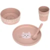 LÄSSIG Coffret Repas 4 Pièces Tiny Team - Chat