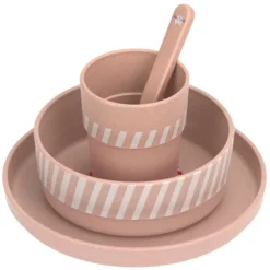 LÄSSIG Coffret Repas 4 Pièces Tiny Team - Chat