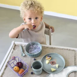 LÄSSIG Coffret Repas 4 Pièces Tiny Team - Chien
