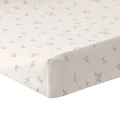 LÄSSIG Housse Matelas à Langer Miracle of Nature - Feuilles