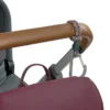 LÄSSIG Lot de 2 Attaches Poussette avec Mousqueton - Vert