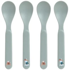 LÄSSIG Lot de 4 Cuillères Tiny Team - Chien