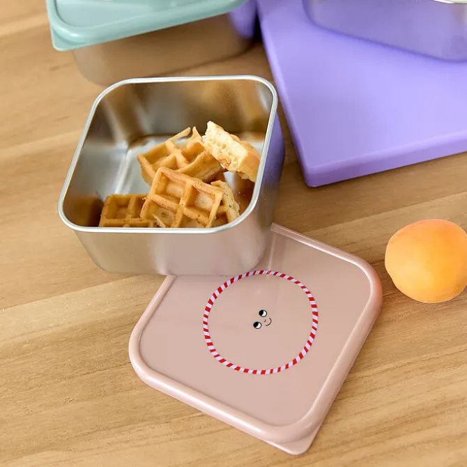 LÄSSIG Lot de 3 Petites Boîtes à Goûter Tiny Team - Chat