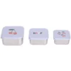 LÄSSIG Lot de 3 Petites Boîtes à Goûter Happy Fruits - Cerise