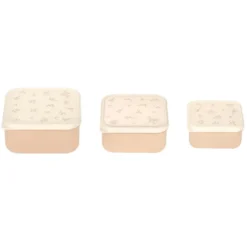 LÄSSIG Lot de 3 Snackbox Miracle of Nature - Rose