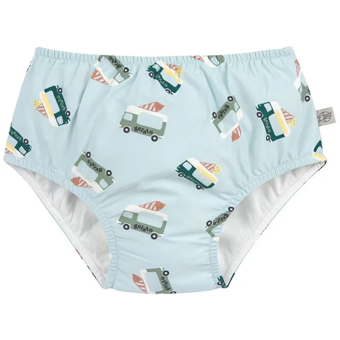 LÄSSIG Maillot de Bain Couche Camion de Glace Illusion Bleu - 3/6 Mois