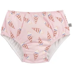 LÄSSIG Maillot de Bain Couche Ice Cream Rose Pâle - 2/3 Ans